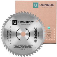 Kreissägeblatt 185x20mm - 48T - Geeignet für Holz Universal von VONROC