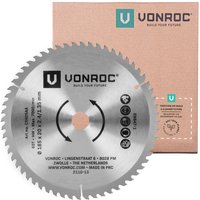 Kreissägeblatt 185x20mm - 60T - Geeignet für Laminat Universal von VONROC