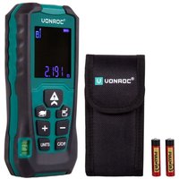 Vonroc - Laser Entfernungsmesser 60m Länge - Fläche - Volumen - Höhe - Entfernung von VONROC