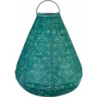Luna Solarlaterne Cone mit led - Solar Gartenbeleuchtung - 270x240mm - Kupfer grün von VONROC