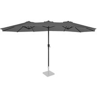 Premium Sonnenschirm Iseo 460x270cm - Robuster Sonnenschirm – Extra-groß – UV-beständig – Grau – Inklusive Schutzhülle - Vonroc Premium Sonnenschirm Iseo 460x270cm - Robuster Sonnenschirm – Extra-groß – UV-beständig – Grau – Inklusive Schutzhülle - Vonroc von VONROC