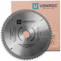 Sägeblatt für Kapp- und Tischsägen - 216 mm - 60 Zähne – für Holz – Universal von VONROC