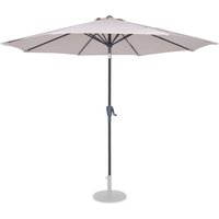 Sonnenschirm Recanati Ø300 cm – Stocksonnenschirm Beige von VONROC