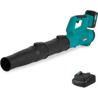 VONROC Akku-Laubbläser 20V – Axialbauweise – Luftgeschwindigkeit 129 km/h – Luftvolumen 7 m³/min – inkl. 4.0Ah Akku und Schnellladegerät von VONROC