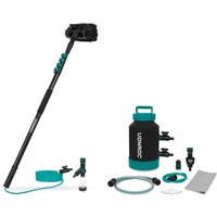 VONROC Fensterputzer mit Teleskopstange 4,6m & Wasserenthärter - inkl. Bürste, Schlauch, Seifenspender VONROC Fensterputzer mit Teleskopstange 4,6m & Wasserenthärter - inkl. Bürste, Schlauch, Seifenspender von VONROC