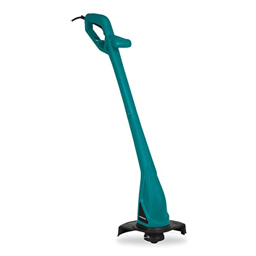 VONROC Rasentrimmer elektrisch 300W - Trimmer für Garten mit Kabel - Kantenschneider Rasen - Tap and Go System inkl. 4M Drahtspule von VONROC