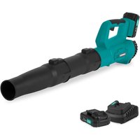 Akku-Laubbläser 20V – Axial-Design – Luftgeschwindigkeit 129 km/h – Luftvolumen 7 m³/min – inkl. 2x 2.0Ah Akkus und Ladegerät - Vonroc von VONROC