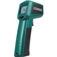 Vonroc - Digitales Infrarot-Thermometer mit Laser – Messbereich -40 °c bis 530 °c – inkl. 2 Batterien von VONROC