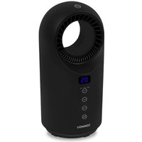Vonroc - Elektro Heizung - Heizlüfter - 1500W - Lamellenlos - Keramik - 3 Heizstufen - Inkl. Fernbedienung - Schwenkfunktion - Thermostat und Timer von VONROC