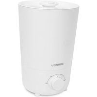 Vonroc - Luftbefeuchter 2,6 Liter - Ultraschall - Kühlnebel - 360°-Verteilung - Weiß Vonroc - Luftbefeuchter 2,6 Liter - Ultraschall - Kühlnebel - 360°-Verteilung - Weiß von VONROC