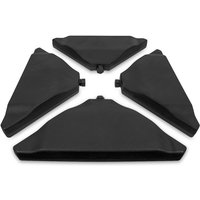 Vonroc - Premium Sonnenschirmfliesen – Sockelgewichte – Dreieckig – Für ein Gesamtgewicht von ±80 kg – Geeignet für 50x50 Kreuzsockel-Sonnenschirme – von VONROC