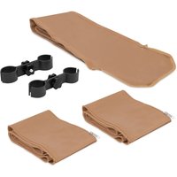 Wasserdichtes Verbindungs-Set für Pavillon (4x3m) – Wetterfeste Verbindung mit Regenrinne – Beige - Vonroc von VONROC