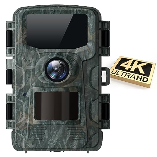 VOOPEAK 4K 48MP Wildkamera, Wildkamera mit Bewegungsmelder Nachtsicht, Wildtierkamera Infrarot 0.1s Schnelle Trigger 120° Überwachungswinkel IP66 Wasserdicht für die Jagd VOOPEAK 4K 48MP Wildkamera, Wildkamera mit Bewegungsmelder Nachtsicht, Wildtierkamera Infrarot 0.1s Schnelle Trigger 120° Überwachungswinkel IP66 Wasserdicht für die Jagd von VOOPEAK