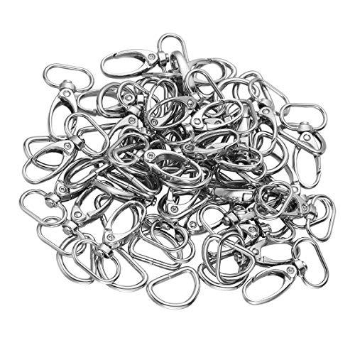 VORCOOL 30 Stk. Edelstahl Swivel Karabinerhaken Haken 360 Grad drehbar Trigger Hummer Haken (Silber) von VORCOOL