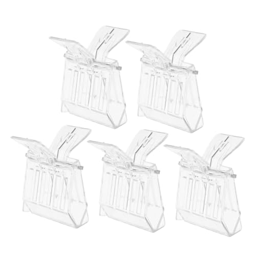 5 StüCk BienenköNigin Clips Transparent Kunststoff Metall Imkerei Werkzeug KöNiginnenkäFig ZubehöR FüR Imker 5 StüCk BienenköNigin Clips Transparent Kunststoff Metall Imkerei Werkzeug KöNiginnenkäFig ZubehöR FüR Imker von VORCOOL