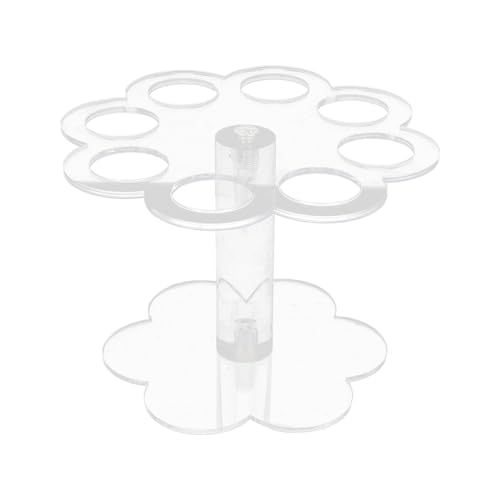 VORCOOL Acryl Ice Cream Cone Halter Ständer mit 8 Bohrungen (Transparent) von VORCOOL