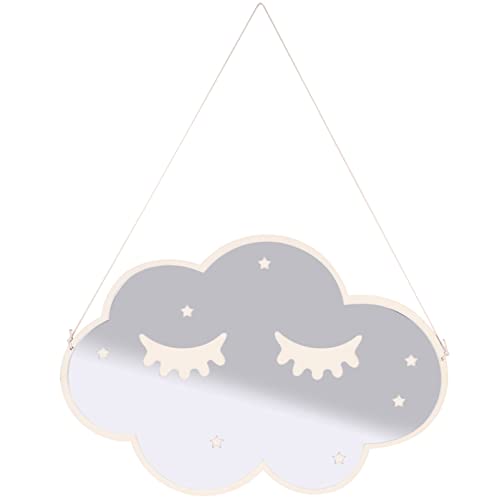 VORCOOL Wandspiegel Kinderzimmer 3D Wolken Spiegel Wandspiegel Acryl Spiegel Aufkleber Mädchen Wanddekoration für Kinderzimmer Badezimmer von VORCOOL