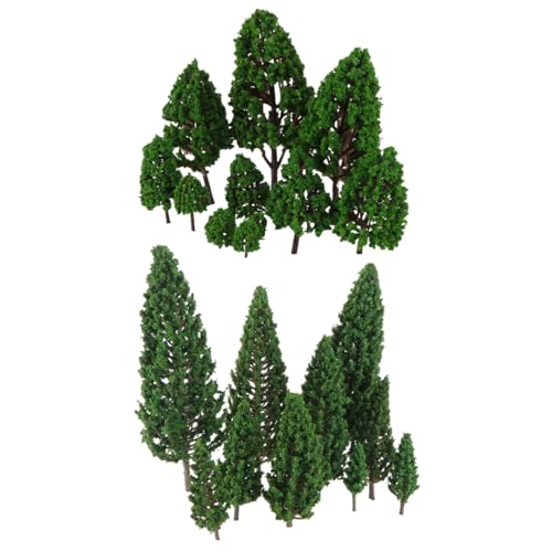 vorcool 22 grün Mini-Baum Set Scenery Architektonische Landschaft Modell Bäume von VORCOOL