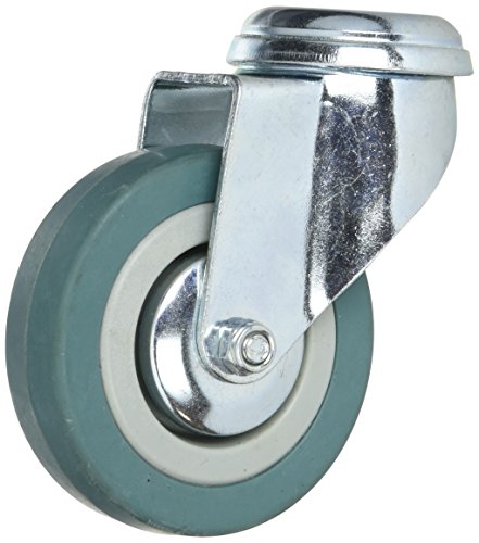 BOLT HOLE SWIVEL CASTER W.GREY RUBBER 75 von VOREL