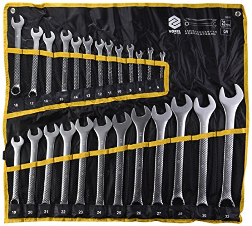 COMBINATION SPANNER SET CrV 25PCS 632MM von VOREL