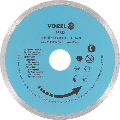 DIAMOND BLADE CONTINOUS RIM 125MM DIAMOND BLADE CONTINOUS RIM 125MM von VOREL