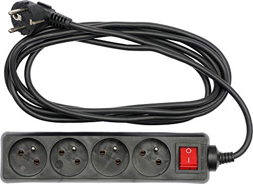 EXTENSION CORD W.GROUND W.SWITCH 4S 1.5M von VOREL