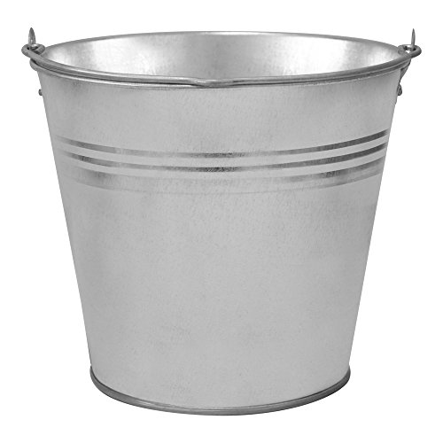 VOREL Eimer 5L, Metall, Verzinktes Stahlblech, Robust und langlebig von VOREL