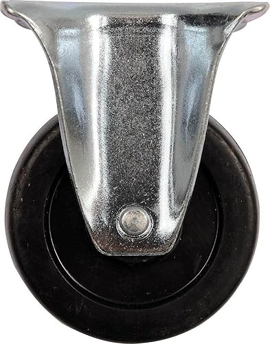 FIXED CASTER WITH BLACK RUBBER 40MM von VOREL