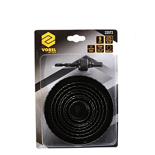 HOLE SAW SET 38127MM 9PCS von VOREL