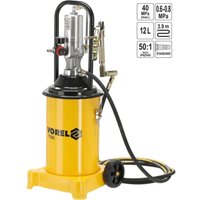 Profi pneumatische Druckluft Fettpresse 12Liter Abschmierpresse für Schmierarbeiten an Kfz und Maschinen von VOREL