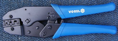 Ansetzzange Crimpzange Abisolier Kabelschuhklemm Zange von VOREL