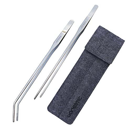 VORESTIC 2 Stück Aquarium Pinzette Lang 27 cm Set, Gerade und Gebogen, zum Pflanzen und Füttern VORESTIC 2 Stück Aquarium Pinzette Lang 27 cm Set, Gerade und Gebogen, zum Pflanzen und Füttern von VORESTIC