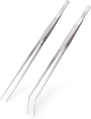 VORESTIC 48 cm Aquarium Pinzette Lang, Gerade Aquarium Pinzette 48 cm, Sehr Lange Pinzette zum Bepflanzen und Füttern VORESTIC 48 cm Aquarium Pinzette Lang, Gerade Aquarium Pinzette 48 cm, Sehr Lange Pinzette zum Bepflanzen und Füttern von VORESTIC