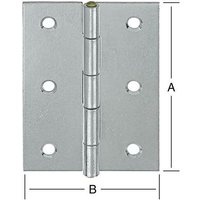 Vormann - DIN-Scharnier halbbr. 90X63 vz. von VORMANN