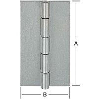 Vormann - DIN-Scharnier schm 60X34ungeb.Eis von VORMANN