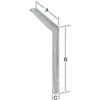 Vormann Konsolen T-Eisen 300x400 mm feuerverzinkt von PFERD