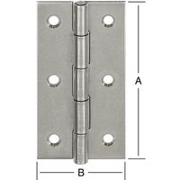 Vormann Schmale Scharniere Edelstahl 40x26x0,9 mm von PFERD