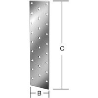 VORMANN Lochblech 140 mm x 60 mm x 2 mm mit CE? Ja Stahl sendverz. von VORMANN
