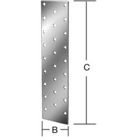 VORMANN Lochblech 300 mm x 100 mm x 2 mm mit CE? Ja Stahl sendverz. von VORMANN