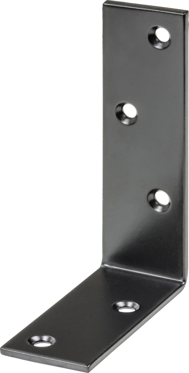 Vormann Balkenwinkel 180 x 120 x 40 mm Stahl schwarz stark Vormann Balkenwinkel 180 x 120 x 40 mm Stahl schwarz stark von VORMANN