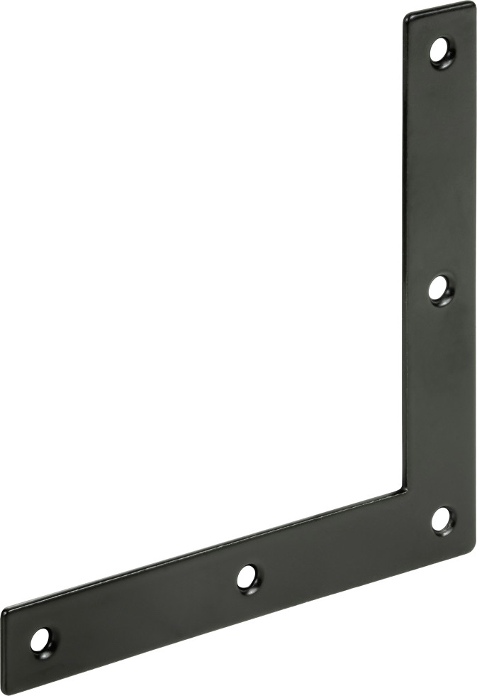 Vormann Eckwinkel 120 x 20 mm Stahl schwarz Vormann Eckwinkel 120 x 20 mm Stahl schwarz von VORMANN