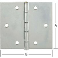 Pferd - Vormann käntige Scharniere verzinkt 30x30x0,9 mm von PFERD