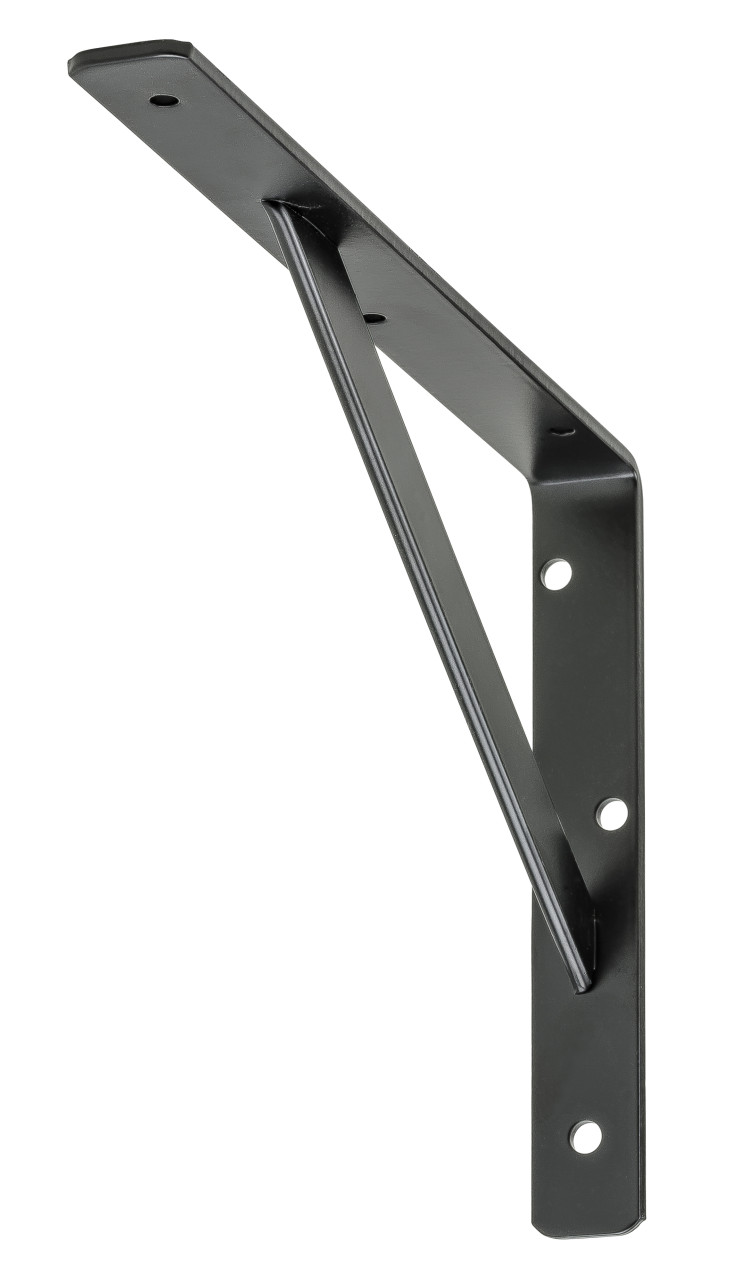 Vormann Stegkonsole 400 x 250 x 30 mm Stahl schwarz von VORMANN
