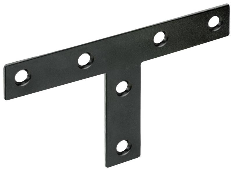 Vormann T-Flachwinkel 70 x 36 x 16 mm Stahl schwarz Vormann T-Flachwinkel 70 x 36 x 16 mm Stahl schwarz von VORMANN
