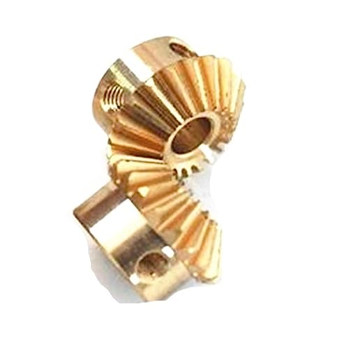 VORNEL Ritzel-Spirale 2 Stück 1:1 Messing Kegelrad 1 Modul 20 Zähne Innenloch 6 mm 8 mm 90 Grad Antrieb Kommutierung Messing Zahnräder Schraubenloch M4 Schraube Gehrungswurm (Size : Bore 6mm) von VORNEL