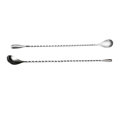 VOSAREA 1 Satz Cocktail Rührlöffel Teiliges Spiral Bar Mixing Spoon Leicht Glatte Oberfläche Geeignet Für Bar Restaurant Buffet Hotel Und Zuhause 2 Stück VOSAREA 1 Satz Cocktail Rührlöffel Teiliges Spiral Bar Mixing Spoon Leicht Glatte Oberfläche Geeignet Für Bar Restaurant Buffet Hotel Und Zuhause 2 Stück von VOSAREA