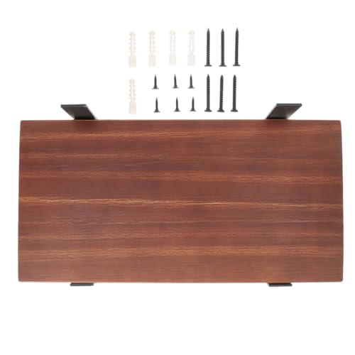 VOSAREA 1 Satz Dekoratives Wandregal aus Massivem Holz Multifunktionales Floating Shelf für Wohnzimmer Schlafzimmer und Halterungen zur Aufbewahrung von Utensilien VOSAREA 1 Satz Dekoratives Wandregal aus Massivem Holz Multifunktionales Floating Shelf für Wohnzimmer Schlafzimmer und Halterungen zur Aufbewahrung von Utensilien von VOSAREA
