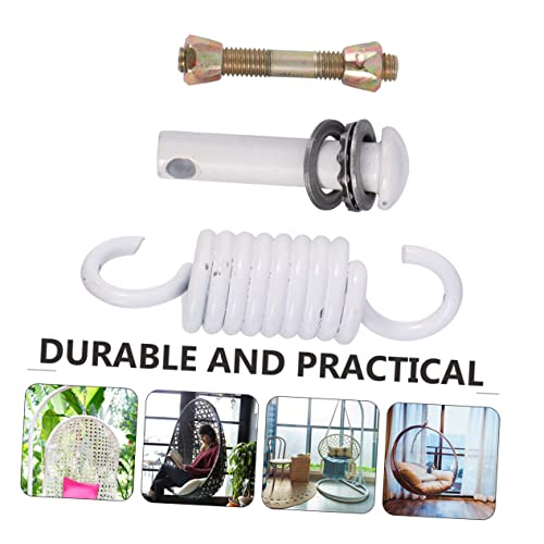 VOSAREA 1 Satz Hängematten Hängeset mit Federhaken für Schaukelstühle und Hängende Zubehörteile Hochbelastbare Hängematte für Outdoor Nutzung Geräuscharm und Vibrationsdämpfend VOSAREA 1 Satz Hängematten Hängeset mit Federhaken für Schaukelstühle und Hängende Zubehörteile Hochbelastbare Hängematte für Outdoor Nutzung Geräuscharm und Vibrationsdämpfend von VOSAREA