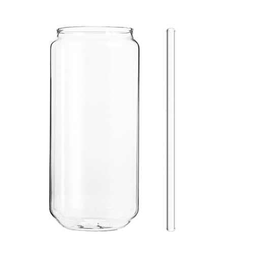 VOSAREA 1 Satz Wasserbecher aus Hitzebeständigem mit Kapazität und Glasstrohhalm für Cocktails Bubble Tea Kaffee und Smoothies Teiliges VOSAREA 1 Satz Wasserbecher aus Hitzebeständigem mit Kapazität und Glasstrohhalm für Cocktails Bubble Tea Kaffee und Smoothies Teiliges von VOSAREA