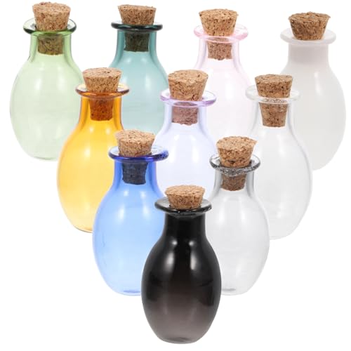 VOSAREA Mini-gläser mit Holzkorken 10 Stück Wunschflasche für Dekorative Bastelprojekte VOSAREA Mini-gläser mit Holzkorken 10 Stück Wunschflasche für Dekorative Bastelprojekte von VOSAREA